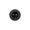 GLOBOSTAR® CONNECTOR 999-0266 2 Pin Σύνδεσμος Τροφοδοσίας για Wall Washers & Προβολείς με Είσοδο 2 x 0.25mm2 & Έξοδο 1 x Θηλυκό Βύσμα Αδιάβροχο IP65 – Μαύρο – Μ20 x Π1.5 x Υ1.5cm