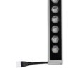 GLOBOSTAR® WASHERPANDA 999-0272 Μπάρα Φωτισμού Wall Washer LED 36W 3960lm 15° DC 24V Αδιάβροχο IP67 Θερμό Λευκό 2700K Dimmable – Bridgelux SMD Chip – Γκρι Ανθρακί – Μ100 x Π4 x Υ3cm – 3 Χρόνια Εγγύηση