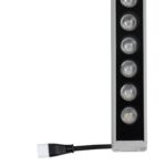 GLOBOSTAR® WASHERPANDA 999-0272 Μπάρα Φωτισμού Wall Washer LED 36W 3960lm 15° DC 24V Αδιάβροχο IP67 Θερμό Λευκό 2700K Dimmable – Bridgelux SMD Chip – Γκρι Ανθρακί – Μ100 x Π4 x Υ3cm – 3 Χρόνια Εγγύηση
