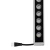 GLOBOSTAR® WASHERPANDA 999-0272 Μπάρα Φωτισμού Wall Washer LED 36W 3960lm 15° DC 24V Αδιάβροχο IP67 Θερμό Λευκό 2700K Dimmable – Bridgelux SMD Chip – Γκρι Ανθρακί – Μ100 x Π4 x Υ3cm – 3 Χρόνια Εγγύηση