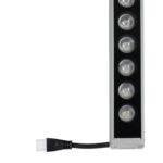 GLOBOSTAR® WASHERPANDA 999-0273 Μπάρα Φωτισμού Wall Washer LED 36W 4140lm 15° DC 24V Αδιάβροχο IP67 Φυσικό Λευκό 4500K Dimmable – Bridgelux SMD Chip – Γκρι Ανθρακί – Μ100 x Π4 x Υ3cm – 3 Χρόνια Εγγύηση