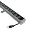 GLOBOSTAR® WASHERPANDA 999-0273 Μπάρα Φωτισμού Wall Washer LED 36W 4140lm 15° DC 24V Αδιάβροχο IP67 Φυσικό Λευκό 4500K Dimmable – Bridgelux SMD Chip – Γκρι Ανθρακί – Μ100 x Π4 x Υ3cm – 3 Χρόνια Εγγύηση