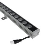GLOBOSTAR® WASHERPANDA 999-0273 Μπάρα Φωτισμού Wall Washer LED 36W 4140lm 15° DC 24V Αδιάβροχο IP67 Φυσικό Λευκό 4500K Dimmable – Bridgelux SMD Chip – Γκρι Ανθρακί – Μ100 x Π4 x Υ3cm – 3 Χρόνια Εγγύηση