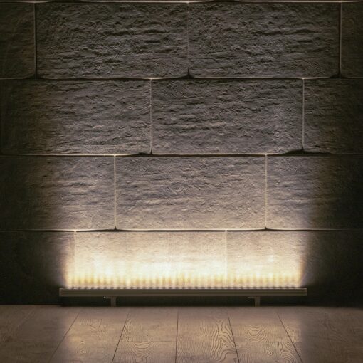 GLOBOSTAR® WASHERPANDA 999-0273 Μπάρα Φωτισμού Wall Washer LED 36W 4140lm 15° DC 24V Αδιάβροχο IP67 Φυσικό Λευκό 4500K Dimmable – Bridgelux SMD Chip – Γκρι Ανθρακί – Μ100 x Π4 x Υ3cm – 3 Χρόνια Εγγύηση
