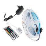 GLOBOSTAR® CHROMAWAVE 70411 Σετ Ταινίας με IR Ασύρματο Χειριστήριο & Τροφοδοτικό LED 36W 2160lm 120° AC 220-240V IP20 150 x SMD5050 Chip Πολύχρωμο RGB Dimmable – Sanan SMD Chip – Μ500 x Π1 x Υ0.2cm – Ρολό 5 Μέτρων – 2 Χρόνια Εγγύηση