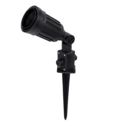 Alternative view of GloboStar® GRASEDO 61613 Καρφωτή Βάση Κήπου με Ντουί E27 για Λάμπα Σποτ PAR38 - Αδιάβροχη IP67 - Υψηλής Αντοχής ABS - VDE Certified - Φ7.6 x Υ43.5cm - Μαύρο - 5 Years Warranty