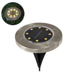 Alternative view of GloboStar® 71503 Αυτόνομο Ηλιακό Φωτιστικό Κήπου LED SMD 3W 170lm με Ενσωματωμένη Μπαταρία 600mAh - Φωτοβολταϊκό Πάνελ με Αισθητήρα Ημέρας-Νύχτας Αδιάβροχο IP65 Θερμό Λευκό 3000K