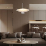 Κρεμαστό Φωτιστικό LOFTY Ø450mm – 12W – 2700K – 840lm – Αμμώδες Λευκό – Αλουμινίου – ACA BD379A450PWH