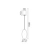 Κρεμαστό Φωτιστικό ELLITON Ø127mm – LED 4W – 2700K – 280lm – Αμμώδες Μαύρο – Αλουμινίου – IP20 ACA BD384PBK