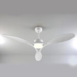 Ανεμιστήρας Οροφής Λευκός LED 24W – 3 Πτερύγια – DC 45W – 6 Ταχύτητες – 132cm ACA FANGS424W