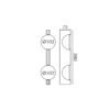 Επίτοιχο Δίφωτο Φωτιστικό Χάλκινο – LED 2×5W – 2700K – IP20 – 100×100×380mm ACA MW2505832BR