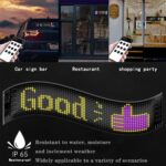 GLOBOSTAR® MATRIX GLB-106-0002 Εύκαμπτη Κυλιόμενη Ψηφιακή Επιγραφή 37.4×9.2cm P5 64×16 Pixel LED 10W DC 5V 2A με USB 2.0 Αδιάβροχο IP65 Πολύχρωμο RGB – Bluetooth Control μέσω iPIXEL APP – Μ37.4 x Π0.2 x Υ9.2cm – 2 Χρόνια Εγγύηση