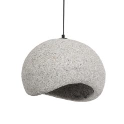 Alternative view of GLOBOSTAR® STONE 204-0123 Μοντέρνο Κρεμαστό Φωτιστικό Οροφής με Ντουί 1 x E27 AC 220-240V IP20 - Γκρι- Μ35 x Π31 x Υ26cm