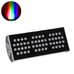 Alternative view of GloboStar® FLOOD-TENA 90224 Προβολέας Wall Washer για Φωτισμό Κτιρίων LED 108W 9180lm 10° DC 24V Αδιάβροχο IP65 Μ43.5 x Π15.5 x Υ18cm RGBW DMX512 - Ασημί - 3 Years Warranty