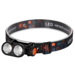 Alternative view of GloboStar® 79065 Φακός Κεφαλής Επαναφορτιζόμενος LED CREE XML2-T6 Chip 25 Watt 2500lm με 1 x 18650 Μπαταρία 3400mAh Θερμό Λευκό 3000K & Ψυχρό Λευκό 6000K
