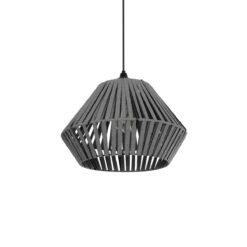Alternative view of GLOBOSTAR® NUI 205-0065 Boho Κρεμαστό Φωτιστικό Οροφής με Ντουί 1 x E27 AC 220-240V IP20 - Γκρι - M36 x Π36 x Υ27cm