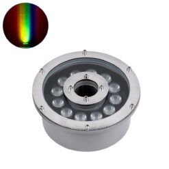 Alternative view of GLOBOSTAR® UNDERWATER-FINA 90675 Υποβρύχιος Προβολέας Σποτ για Σιντριβάνια/Πισίνες LED 9W 945lm 30° DC 24V Αδιάβροχο IP68 RGBW DMX512 Dimmable - Ανοξείδωτο Ατσάλι 304 - Φ16 x Υ8cm - 3 Χρόνια Εγγύηση