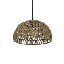 Alternative view of GLOBOSTAR® DARIO 204-0167 Boho Κρεμαστό Φωτιστικό Οροφής με Ντουί 1 x E27 AC 220-240V IP20 - Μπεζ - Μ30 x Π30 x Υ19cm