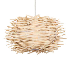 Alternative view of GLOBOSTAR® MINORCA 01730 Boho Κρεμαστό Φωτιστικό Οροφής με Ντουί 1 x E27 AC 220-240V IP20 - Μπεζ - Μ35 x Π35 x Y23cm