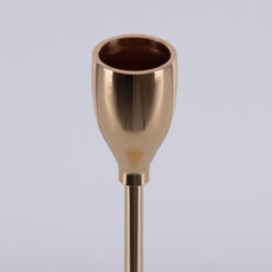 Alternative view of GloboStar® ISABELLA 35104 Κηροπήγιο Μεταλλικό Χάλκινο Φ10 x Υ28.5cm