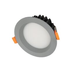 Alternative view of GLOBOSTAR® WATERA 60986 Χωνευτό Downlight Σποτ Panel Μπάνιου & WC LED 12W 1500lm 120° AC 220-240V Αδιάβροχο IP54 Ρυθμιζόμενο Λευκό CCT με Διακόπτη στο Σώμα 2700K/4500K/6000K Dimmable - Lumileds SMD Chip & TÜV SÜD Driver - Γκρι Ανθρακί Ματ - Μ10.8 x Π10.8 x Υ3.2cm / Q9cm - 3 Χρόνια Εγγύηση