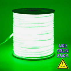 Alternative view of GLOBOSTAR® NEOTUBE 70584 Ταινία Neon Flex LED 12W/m 600lm/m 360° DC 24V Αδιάβροχο IP65 120 x SMD2835 Chip/m Πράσινο Dimmable - Sanan SMD Chip - Μ100 x Π1.3 x Υ1.3cm - 3 Χρόνια Εγγύηση