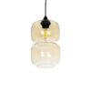 GLOBOSTAR® PIAGE 206-0037 Μοντέρνο Κρεμαστό Φωτιστικό Οροφής με Ντουί 1 x E27 AC 220-240V IP20 – Mελί – Μ17 x Π17 x Υ25cm