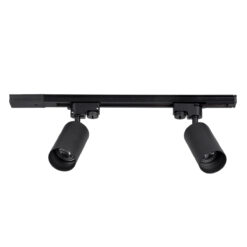 Alternative view of GLOBOSTAR® LEO 60354 Μοντέρνο Φωτιστικό Οροφής με Ντουί 2 x GU10 AC 220-240V IP20 - Μαύρο - Μ50.5 x Π6 x Υ20cm
