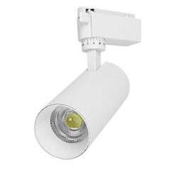 Alternative view of Globostar S-40016 Μονοφασικό Bridgelux COB LED Λευκό Φωτιστικό Σποτ Ράγας 20W 230V 2600lm 30° Ψυχρό Λευκό 6000k