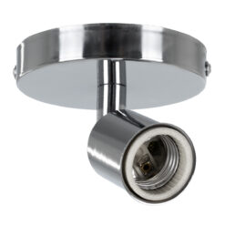 Alternative view of GLOBOSTAR® SARA 00844 Μοντέρνο Φωτιστικό Οροφής με Ντουί 1 x E27 AC 220-240V IP20 - Ασημί - Μ10 x Π10 x Υ10.3cm