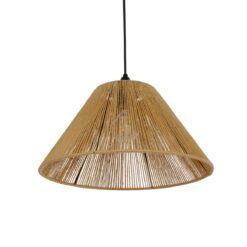 Alternative view of GLOBOSTAR® HATA  205-0036 Boho Κρεμαστό Φωτιστικό Οροφής με Ντουί 1 x E27 AC 220-240V IP20 - Μπεζ - M35 x Π35 x Υ21cm