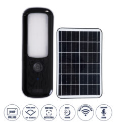 Alternative view of GloboStar® 86073 Αυτόνομος Ηλιακός Επιτοίχιος Προβολέας LED SMD 12W 600lm με IP Camera 1080P 2MP WiFi 150° Μοιρών - Ενσωματωμένη Μπαταρία 2500mAh - Φωτοβολταϊκό Πάνελ - Αισθητήρα Ημέρας-Νύχτας & Ρύθμιση Χρόνου Ανάμματος - Αδιάβροχος IP66 Ψυχρό Λευκό 6000K