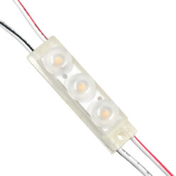 Alternative view of GLOBOSTAR® MODULOMI 73710 Module LED 1W 100lm 120° DC 12V Αδιάβροχο IP65 3 x SMD3030 Chip Θερμό Λευκό 2700K Dimmable - Μ4.1 x Π1.1 x Υ1.1cm - Πακέτο 20 Τεμαχίων - 3 Χρόνια Εγγύηση