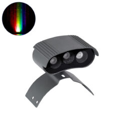 Alternative view of GloboStar® TREELIGHT-PLANTE 90518 Κυρτή Μπάρα Φωτισμού Wall Washer με Αντιθαμβωτική Γρίλια Ειδική για Φυτά - Δέντρα LED 3W 255lm 15° DC 24V Αδιάβροχο IP67 Μ11 x Π8.5 x Υ11cm RGBW DMX512 - Γκρι Ανθρακί - 3 Years Warranty