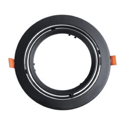 Alternative view of GLOBOSTAR® VITA 77851 Χωνευτή Κινούμενη Βάση για Σποτ AR111 για Ντουί GU10/GU5.3 IP20 - Μαύρο Ματ - Μ18 x Π18 x Υ4.5cm / Q16.5cm