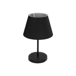 Alternative view of GLOBOSTAR® LARA 204-0074 Μοντέρνο Επιτραπέζιο Φωτιστικό Πορτατίφ με Ντουί 1 x E27 AC 220-240V IP20 - Μαύρο - Μ22 x Π22 x Υ35cm