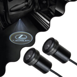 Alternative view of GloboStar® 81612 LEXUS Ghost Car Brand Logo Projector - Προτζέκτορας Προβολής Μάρκας Αυτοκινήτου LED CREE XHP35 3W 240lm 120° DC 12V IP20 Ψυχρό Λευκό 6000K