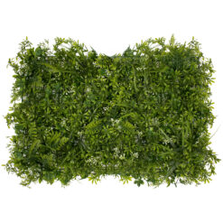Alternative view of GLOBOSTAR® FERN 78401 Τεχνητό Πάνελ Φυλλωσιάς / Κάθετος Κήπος Γάλιο, Φτέρη, Γκι & Γρασίδι - Πράσινο - Μ60 x Π9 x Υ40cm