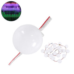 Alternative view of GloboStar® 90139 Digital Pixel Addressable Facade Module Chain String with 20 Spots - Ψηφιακή Αλυσίδα - Γιρλάντα με 20 Σποτ LED SMD 3535 15W 20LED 20PIXEL SPI/TTL Protocol IC UCS512B 900lm 240° DC 12V Αδιάβροχο IP67 Πολύχρωμο RGB - Μ200 x Π5 x Υ5cm - 3 Χρόνια Εγγύηση