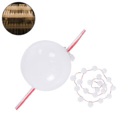 Alternative view of GloboStar® S-90138 Facade Module Chain String with 20 Spots - Αλυσίδα Γιρλάντα με 20 Σποτ LED SMD 3535 15W 20LED 20PIXEL 1200lm 240° DC 12V IP67 Θερμό Λευκό 2700K - Λευκό Σώμα - Μ200 x Π5 x Υ5cm