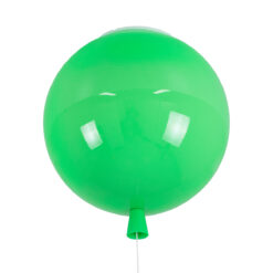 Alternative view of GLOBOSTAR® BALLOON 00653 Παιδικό Φωτιστικό Οροφής με Ντουί 1 x E27 AC 220-240V IP20 - Πράσινο - Μ30 x Π30 x Υ33cm