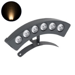 Alternative view of GLOBOSTAR® TREEPLANTE 90456 Κυρτή Μπάρα Φωτισμού Wall Washer για Φυτά - Δέντρα LED 6W 660lm 15° DC 24V Αδιάβροχο IP67 Θερμό Λευκό 2700K Dimmable - Bridgelux SMD Chip - Γκρι Ανθρακί - Μ17.5 x Π4.5 x Υ8cm - 3 Χρόνια Εγγύηση