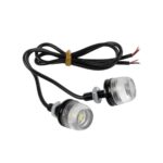 GLOBOSTAR® PLATELIGHT 81632 Φως Πινακίδας & DRL LED 3W/6W 270lm/540lm 120° DC 12V Αδιάβροχο IP65 Ψυχρό Λευκό 6000K – Μαύρο – Μ1.8 x Π3.8 x Υ1.8cm / Q0.5cm – Πακέτο 2 Τεμαχίων – 1 Χρόνο Εγγύηση