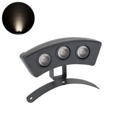 Alternative view of GLOBOSTAR® TREEPLANTE 90516 Κυρτή Μπάρα Φωτισμού Wall Washer για Φυτά - Δέντρα LED 3W 285lm 15° DC 24V Αδιάβροχο IP67 Φυσικό Λευκό 4500K Dimmable - Bridgelux SMD Chip - Γκρι Ανθρακί - Μ11 x Π3 x Υ8.2cm - 3 Χρόνια Εγγύηση
