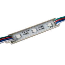 Alternative view of GloboStar® 73706 20 Τεμάχια x LED Modules 3 x SMD 5050 0.8W 50lm DC 12V - Αδιάβροχο IP66 - RGB - 2 Χρόνια Εγγύηση