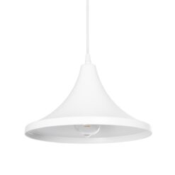 Alternative view of GLOBOSTAR® BELFRY 203-0079 Μοντέρνο Κρεμαστό Φωτιστικό Οροφής με Ντουί 1 x E27 AC 220-240V IP20 - Λεύκο - Μ29.5 x Π29.5 x Υ21cm