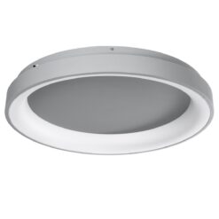 Alternative view of GLOBOSTAR® SALEM 61238 Μοντέρνο Φωτιστικό Οροφής LED 105W 12075lm 120° AC 220-240V IP20 Ρυθμιζόμενο Λευκό CCT με Χειριστήριο από 2700K έως 6000K Dimmable - Lumileds SMD Chip - Γκρι - Μ60 x Π60 x Υ9.5cm - 3 Χρόνια Εγγύηση