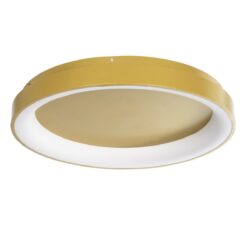 Alternative view of GLOBOSTAR® SALEM 61239 Μοντέρνο Φωτιστικό Οροφής LED 105W 12075lm 120° AC 220-240V IP20 Ρυθμιζόμενο Λευκό CCT με Χειριστήριο από 2700K έως 6000K Dimmable - Lumileds SMD Chip - Χρυσό - Μ60 x Π60 x Υ9.5cm - 3 Χρόνια Εγγύηση