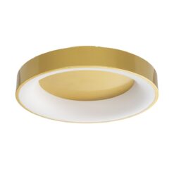 Alternative view of GLOBOSTAR® SALEM 61235 Μοντέρνο Φωτιστικό Οροφής LED 75W 8625lm 120° AC 220-240V IP20 Ρυθμιζόμενο Λευκό CCT με Χειριστήριο από 2700K έως 6000K Dimmable - Lumileds SMD Chip - Χρυσό - Μ45 x Π45 x Υ9.5cm - 3 Χρόνια Εγγύηση