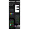 GLOBOSTAR® MATRIX GLB-106-0002 Εύκαμπτη Κυλιόμενη Ψηφιακή Επιγραφή 37.4×9.2cm P5 64×16 Pixel LED 10W DC 5V 2A με USB 2.0 Αδιάβροχο IP65 Πολύχρωμο RGB – Bluetooth Control μέσω iPIXEL APP – Μ37.4 x Π0.2 x Υ9.2cm – 2 Χρόνια Εγγύηση